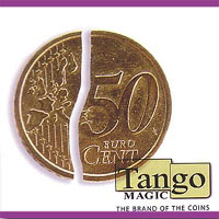 Folding Coin 50c Euro Zauberartikel 50c Euro Münze in der Flasche  