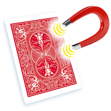 Magnetic Card- Bicycle (Double Back Red) by Chazpro