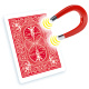 Magnetic Card- Bicycle (Double Back Red) by Chazpro