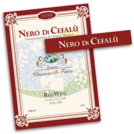 Refill: 5x Etiketten für Deluxe Vanishing Wine Bottle