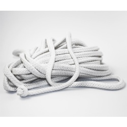 Zauberseil WEISS, Querschnitt: 8mm (hohl geflochten) 5 Meter