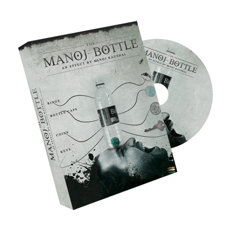 Manoj Bottle - Münze in Flasche, by Manoj Kaushal, Gimmicks & DVD, Sprache: englisch