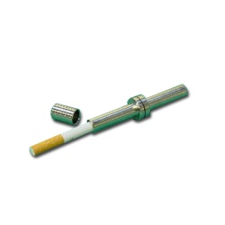 Messer durch Zigarette