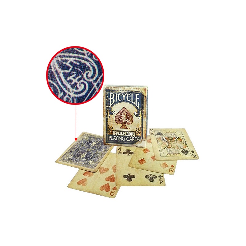 Bicycle Deck - Vintage Series 1800 (Blue) inkl. Markierungssystem - Zaubertrick Zauberartikel Zaubertricks Bicycle Deck - Vintage Series 1800 (Blue) inkl. Markierungssystem - Zaubertrick Zauberartikel Zaubertricks