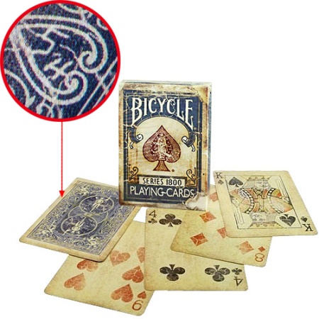 Bicycle Deck - Vintage Series 1800 (Blue) inkl. Markierungssystem