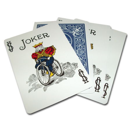 Joker Deck, Bicycle Blaue Rückseite