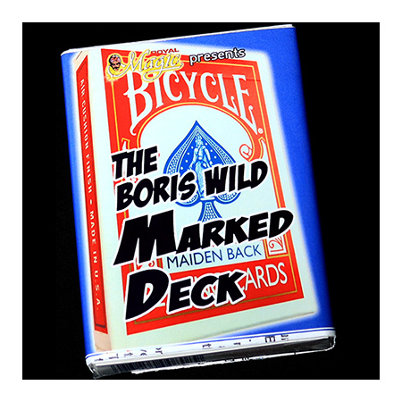 The Boris Wild Marked Deck, Bicycle Maiden Back RED