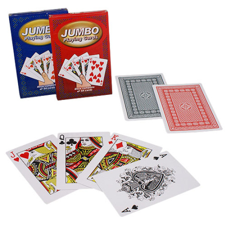 Big Size - Pokerdeck, Rote Rücken
