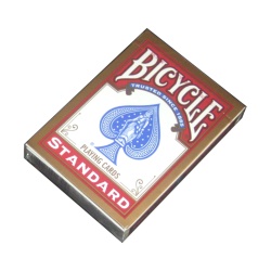 Bicycle Deck Rot (Schachtel mit Goldrand)