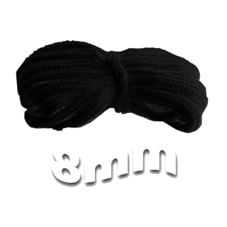 Zauberseil SCHWARZ, Querschnitt: 8mm