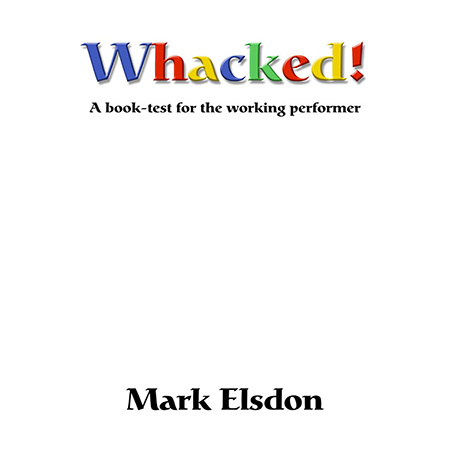 Whacked Book Test by Mark Elsdon - eBook DOWNLOAD
