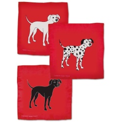 Dalmatiner Silks (Seidentücher 45x45cm)