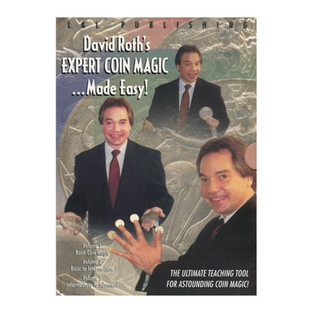 David Roth Expert Coin Magic Made Easy (3 Vol. set) video DOWNLOAD