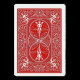Forcing (and Vanishing) Card Deck, Forcierkartenspiel Kreuz König Rücken Rot