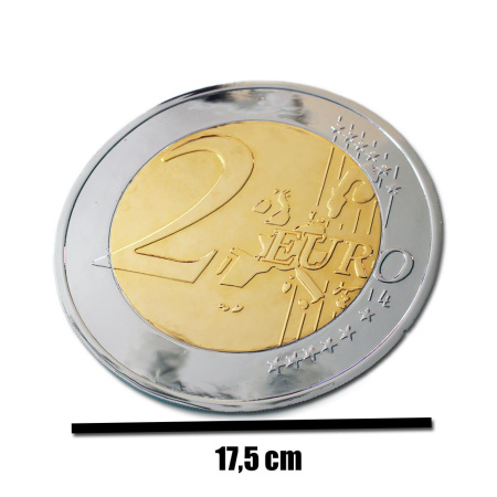 2 Euro Riesenmünze - Jumbo Geldstück (17,5cm)