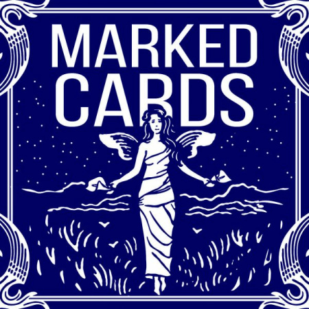 Marked Deck, Markierte Karten (Bicycle Maiden Back) Blau