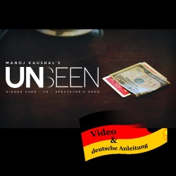 UNSEEN by Manoj Kaushal - Signed Card to Spectators Hand