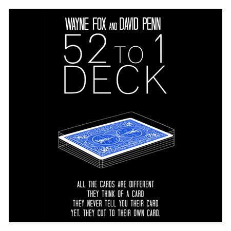 The 52 to 1 Deck by Wayne Fox (Blue Deck)