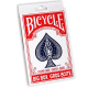 Big Bicycle Deck - Riesenkarten für die Bühne inkl. Kartenschachtel (ca. 11,5x18cm)  Rot