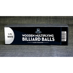 Wooden Billiard Balls - Multiplying Balls aus Holz (45 mm)  Weiß
