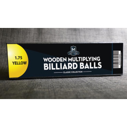 Wooden Billiard Balls - Multiplying Balls aus Holz (45 mm)  Gelb