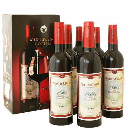 Multiplying Wine Bottles, Deluxe-Flaschenvermehrung (6 Flaschen)