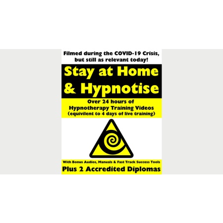 STAY AT HOME & HYPNOTIZE - HOW TO BECOME A MASTER HYPNOTIST WITH EASEBy Jonathan Royle & Stuart "Harrizon" Cassels Mixed Media DOWNLOAD