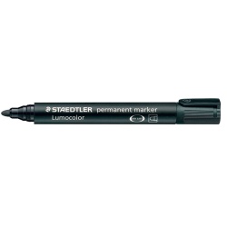 Permanentmarker von STEAEDTLER Lumocolor, schwarz, 2,0 mm