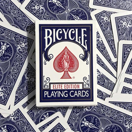 Bicycle Elite Edition Playing Cards BLAU Rider Back