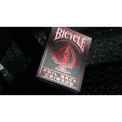 Bicycle Foil Back Crimson (Muster)