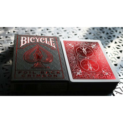 Bicycle Foil Back Crimson (Muster)