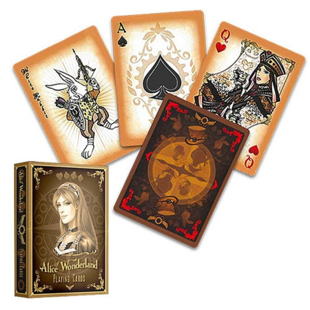 Alice of Wonderland Playing Cards - Gold Edition