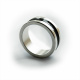 Magnetic Ring, PK Ring Silber/Schwarz (20mm)