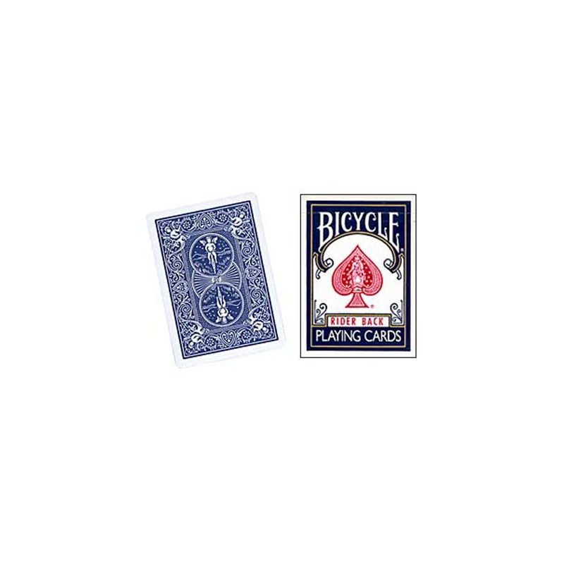 Bicycle Rider Back Pokerkarten - 2 Spiele Blau, USPCC, Pokerformat 88x63 Mm, Mit Joker